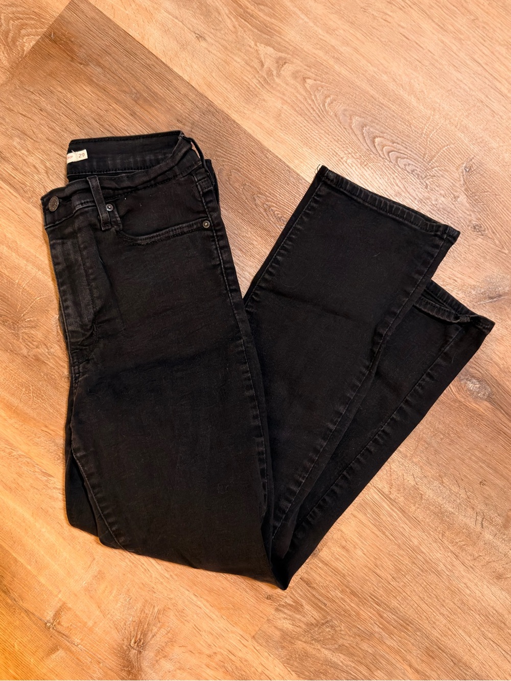 Levis 724 High Rise Straight Crop Jeans Sz 29